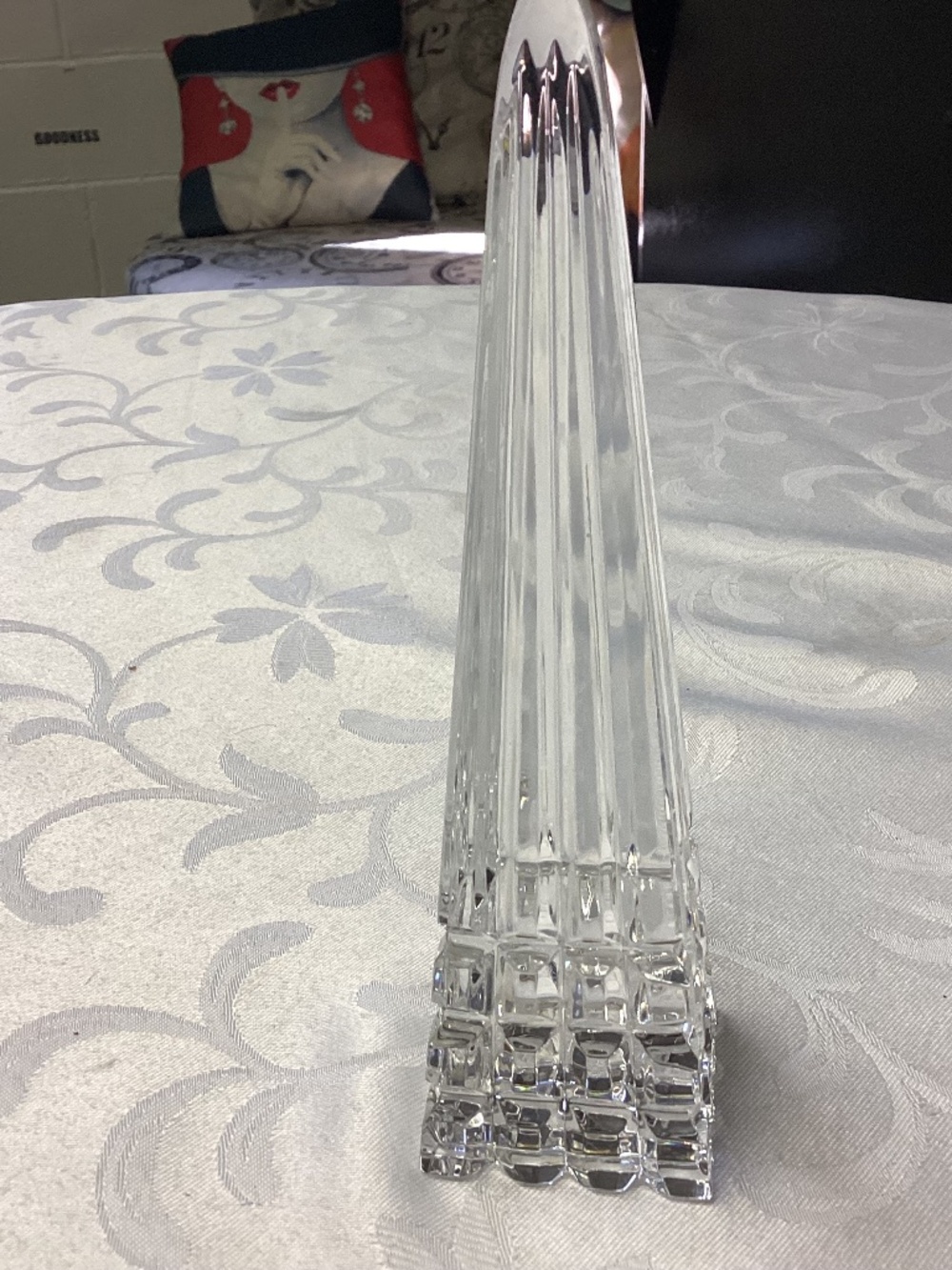 WATERFORD. a CRYSTAL OBLISK CRYSTAL TOWER. MUST SEE